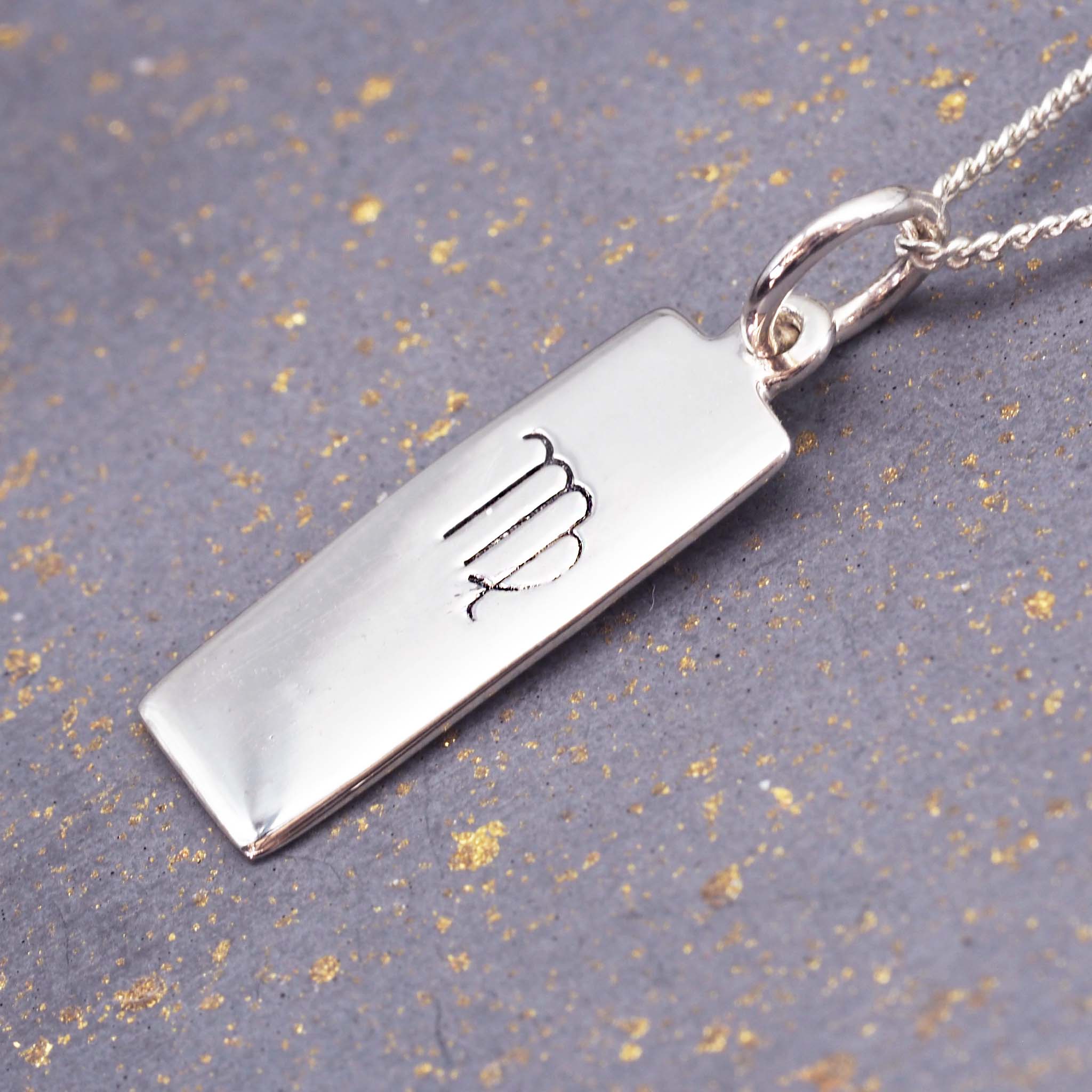 sterling silver zodiac virgo necklace - womens jewellery by australian jewellery brands indie and harper