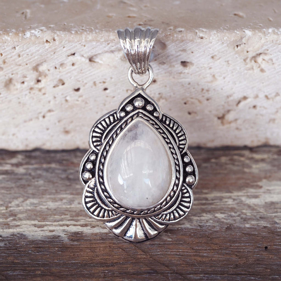 LIMITED EDITION - Wild Flower Moonstone Pendant