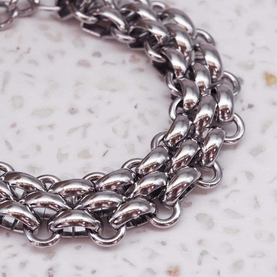 silver Bracelet - womens titanium waterproof jewellery by Australian jewellery brands indie and harper