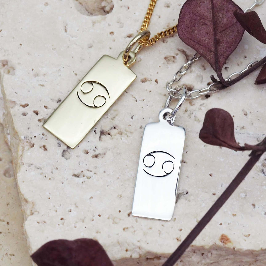 Zodiac Cancer Necklaces - zodiac jewellery by australian jewellery brand indie and harper