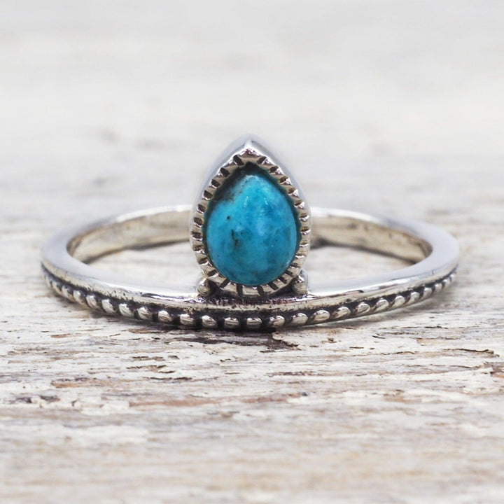 Dainty Turquoise Ring - womens turquoise jewellery by Australia jewellery brands online indie and harper