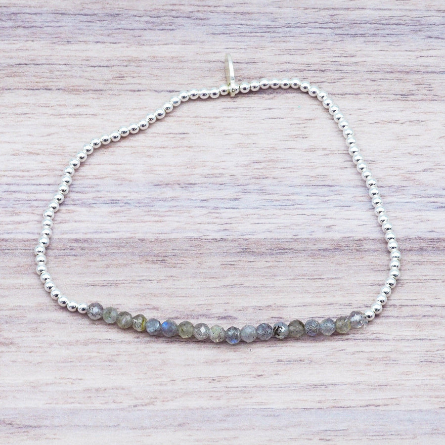 Labradorite beaded Bracelet - womens jewellery by Australian jewellery brands indie and harper