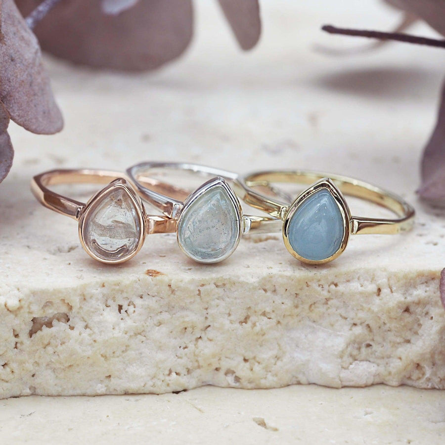 march birthstone rings - womens jewellery by Australian jewellery brands indie and harper