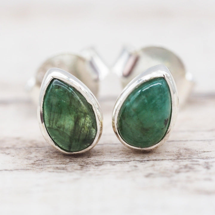 May Birthstone emerald earrings - womens jewellery by Australian Jewellery Brand indie and Harper 