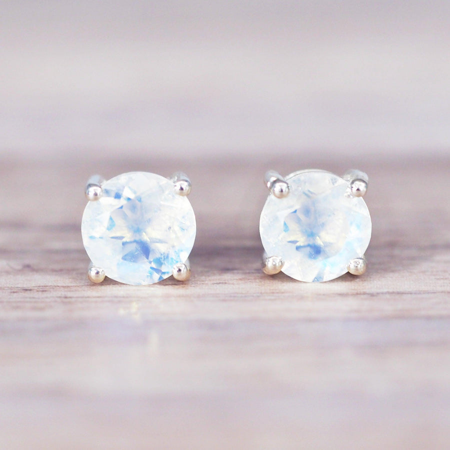 Moonstone Earrings - womens moonstone jewellery australia by australian boho jewellery brand indie and harper