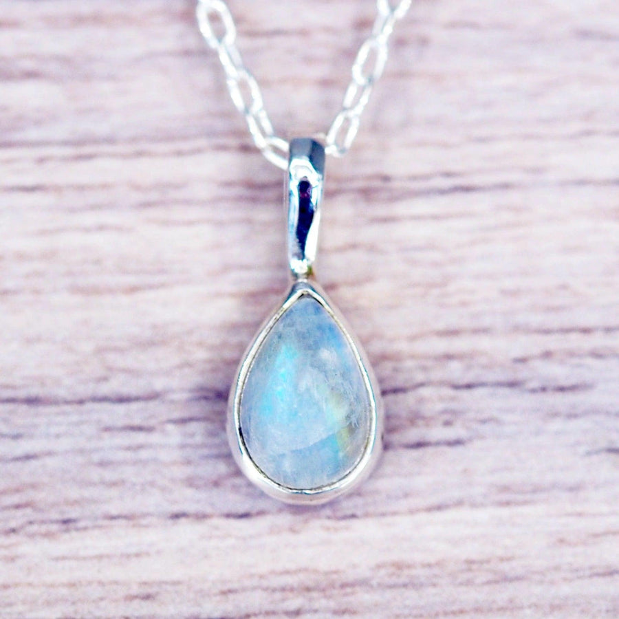 Sterling silver Moonstone Necklace - womens moonstone jewellery by Australian jewellery brands indie and harper