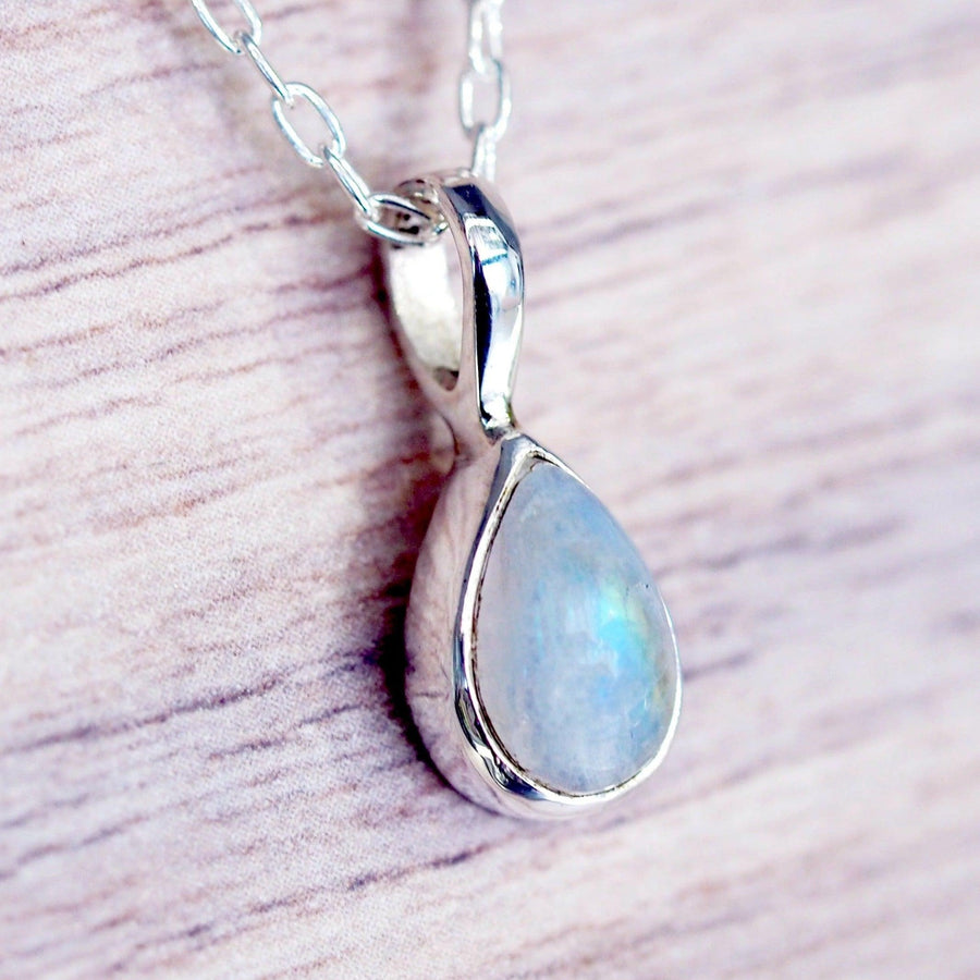 Sterling silver Moonstone Necklace - womens moonstone jewellery by Australian jewellery brands indie and harper