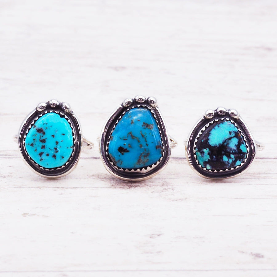 Navajo Turquoise Rings - native american jewelry and turquoise jewellery by australian jewellery brands online indie and harper