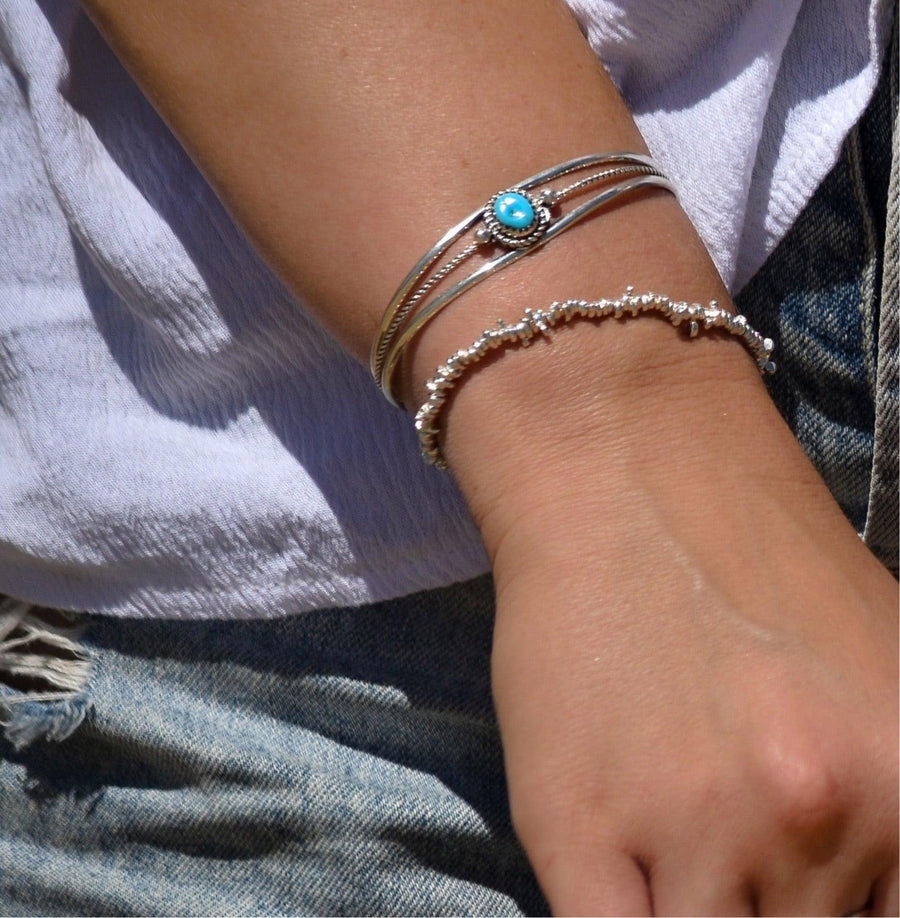 Navajo sterling silver Turquoise bracelet - Native American Jewelry and turquoise jewellery by australian jewellery brands online indie and harper