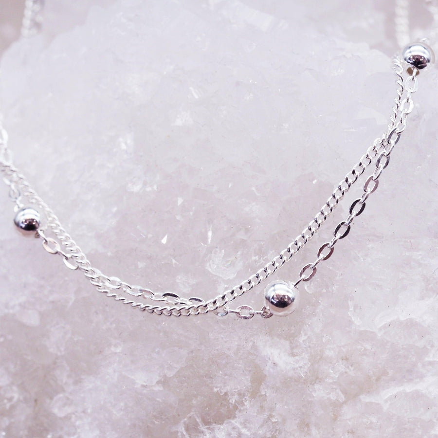 Sterling Silver Bracelet on a crystal - womens jewellery Australia by Australian jewellery brands online indie and harper