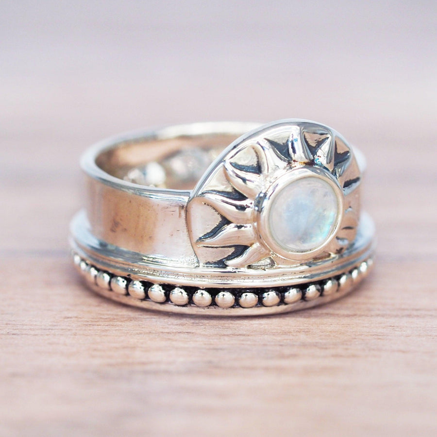 sterling silver Moonstone Ring - boho jewellery by australian jewellery brands online indie and harper